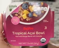 Mängden socker i Tropical Acai Bowl