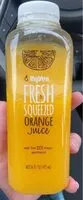 Mängden socker i fresh squeezed orange juice