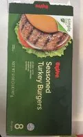 Mängden socker i Seasoned Turkey Burgers
