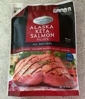 Mängden socker i Alaska Keta Salmon Fillets