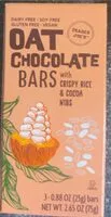 Mängden socker i Oat Chocolate Bars with Crispy Rice & Cocoa Nibs