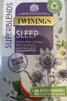 Mängden socker i SLEEP Spiced apple & vanilla with camomille & passionflowers