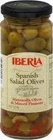 Mängden socker i Spanish Salad Olives