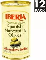 Mängden socker i Spanish olives stuffed with anchovies