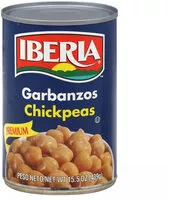 Mängden socker i Premium garbanzos, chickpeas