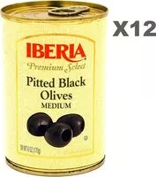 Mängden socker i Pitted black olives premium grade medium olives from spain