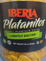 Mängden socker i Iberia platanitos plantain chips