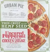 Mängden socker i Uncured Pepperoni & Sliced Chicken Sausage Pizza