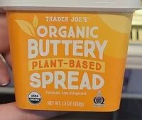 Mängden socker i organic buttery plant based spread