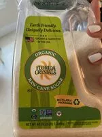 Mängden socker i Organic raw cane sugar