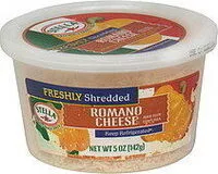 Mängden socker i Freshly Shredded Romano Cheese