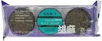 Mängden socker i Gluten free authentically japanese tamari black sesame oven baked brown rice crackers, tamari black sesame