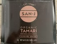 Mängden socker i Organic tamari