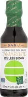 Mängden socker i San j gluten free tamari lite soy sauce