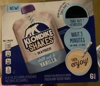 Mängden socker i Klondike Shakes