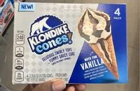 Mängden socker i Klondike Cones Nuts for Vanilla