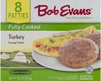 Mängden socker i Turkey Sausage Patties