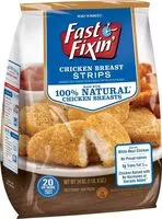 Mängden socker i Breaded Strip Chicken Breast Patties With Rib