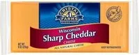 Mängden socker i Wisconsin Sharp Cheddar Cheese
