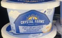 Mängden socker i Light cream cheese