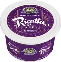 Mängden socker i Whole Milk Ricotta Cheese