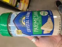 Mängden socker i Crystal Farms Parmesan