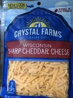 Mängden socker i Wisconsin sharp cheddar natural cheese