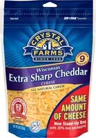 Mängden socker i Wisconsin extra sharp cheddar natural cheese