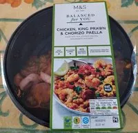 Mängden socker i Paella au Poulet, Gambas et Chorizo