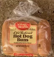 Mängden socker i Old Fashioned Hot Dog Buns