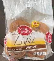 Mängden socker i Light Hamburger Buns Wheat