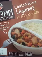 Mängden socker i Couscous aux légumes et son poulet