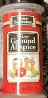 Mängden socker i Pure Ground Allspice