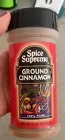 Mängden socker i Ground cinnamon