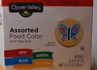 Mängden socker i Assorted Food Color and Egg Dye