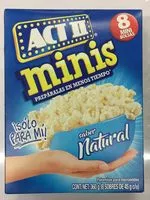 Mängden socker i Act II Minis Natural