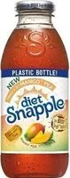 Mängden socker i Diet snapple mango tea