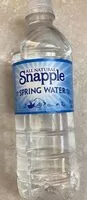 Mängden socker i All natural snapple spring water