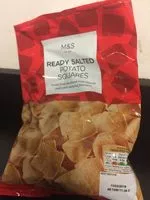 Mängden socker i Ready Salted - Potato Squares