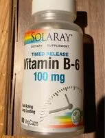 Mängden socker i Vitamin B-6
