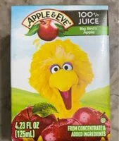 Mängden socker i Apple & Eve Sesame Street Big Bird's Apple Juice