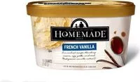 Mängden socker i United dairy farmers homemade french vanilla ice cream