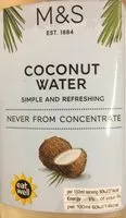 Mängden socker i Coconut water