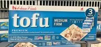 Mängden socker i Tofu medium firm