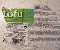 Mängden socker i TOFU extra soyeux