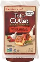 Mängden socker i Organic tofu cutlet