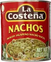 Mängden socker i La costena nacho jalapeno