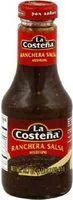Mängden socker i La costena ranchera salsa
