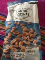 Mängden socker i Roasted&salted large peanuts