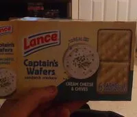 Mängden socker i Captain's wafers cream cheese and chives